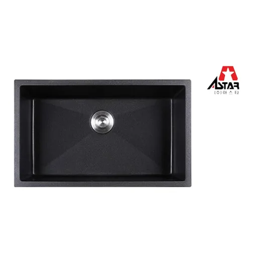 아스타 AES760 엔지니어드스톤 씽크볼 배수구 포함 AES-760