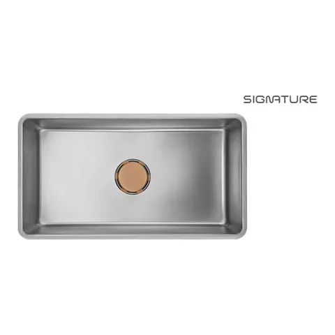 시그니처840 배수구 일체형 SIGNATURE840 국산 엠보 코팅 언더 사각 싱크볼