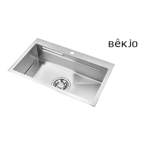 백조씽크 RECO85 레코85 리폼 사각 싱크볼 세트 악세사리+배수구 포함