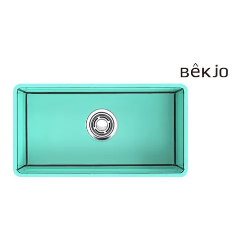 백조씽크 VGD860-18M LINE 에나멜860 민트 라인 싱크볼 악세사리+배수구 포함
