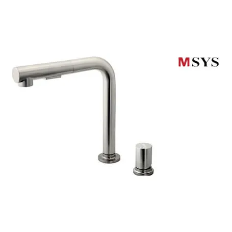 한샘 엠시스(MSYS) TMF500 투홀 무광 니켈 주방 수전