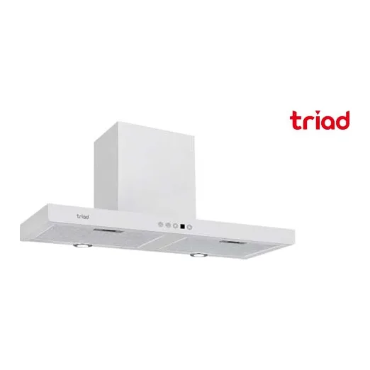 트라이애드 T212-90TW 화이트 침니형 후드 900용