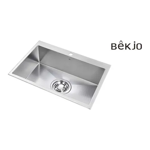 백조씽크 고니 CECNRW7530 엠보 사각 싱크볼 악세사리+올스텐배수구 포함 ECNRW7530