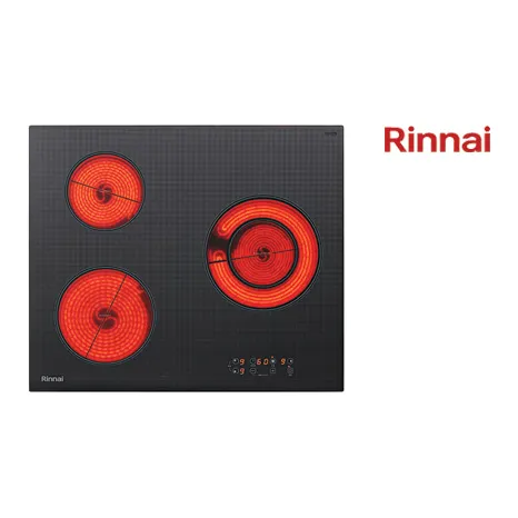 린나이 RH-B33A 빌트인 3구 하이라이트 전기 쿡탑