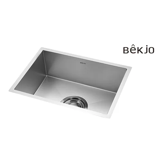 백조씽크 SQSR630 1.2T 백조 사각 싱크볼 배수구 포함가