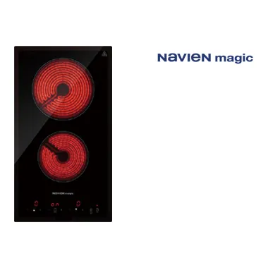 나비엔매직 CER150-02B2N 빌트인 2구 하이라이트 전기 쿡탑