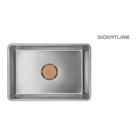 시그니처640 배수구 일체형 SIGNATURE640 국산 엠보 코팅 언더 사각 싱크볼
