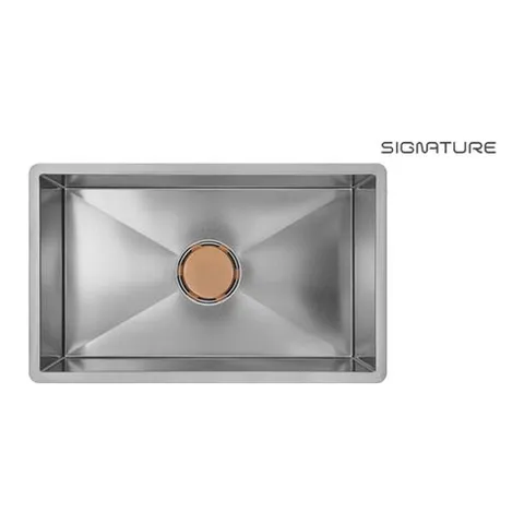 시그니처730 배수구 일체형 SIGNATURE730 국산 엠보 코팅 언더 사각 싱크볼