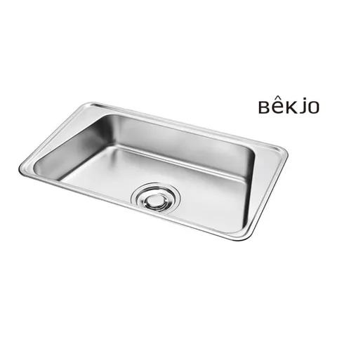 백조씽크 엠보 EDGE870 언더 싱크볼 배수구포함 엠보 엣지870