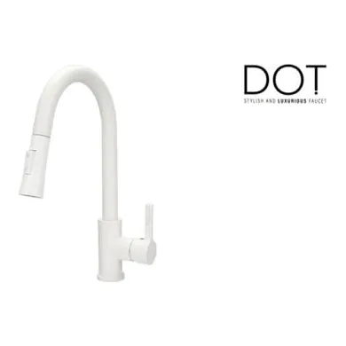 트랜드 DOT TA200I(WH) 화이트 거위목 주방 수전