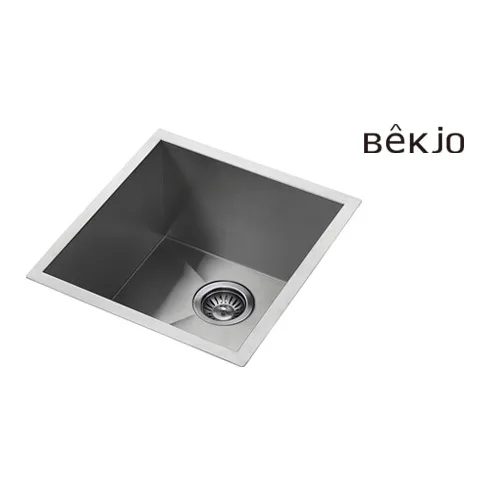 백조씽크 SQSR380 1.2T 백조 사각 싱크볼 SQS380 배수구 포함 코팅 추가