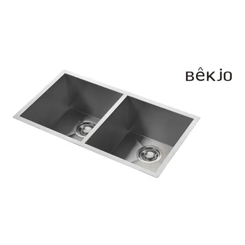 백조씽크 SQS1717 더블 사각 싱크볼 배수구 포함