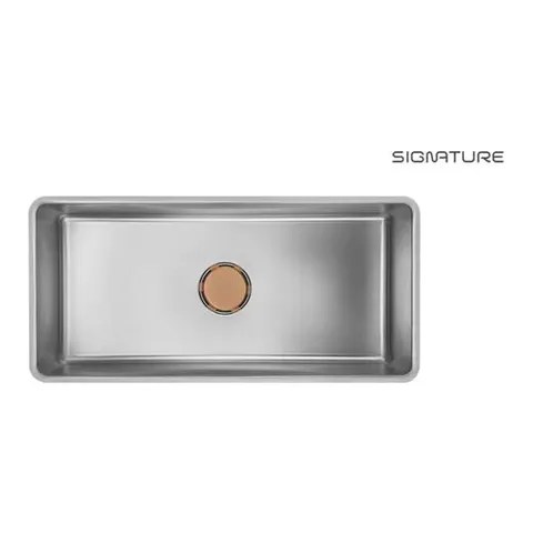 시그니처960 배수구 일체형 SIGNATURE 960 국산 엠보 코팅 언더 사각 싱크볼