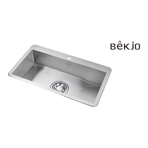 백조씽크 CESWSR9035 엠보 코팅 리폼 사각 싱크볼 세트 악세사리+올스텐배수구 포함