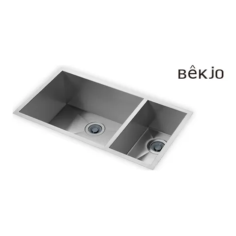 백조씽크 SQS2311 더블 사각 싱크볼 배수구 포함