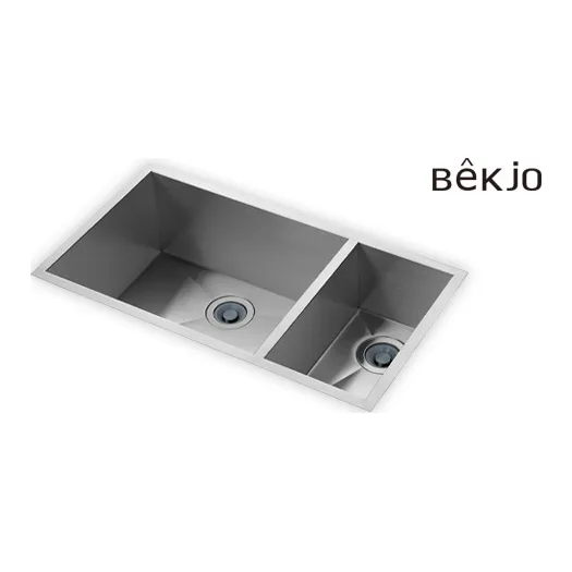 백조씽크 SQS2311 더블 사각 싱크볼 배수구 포함
