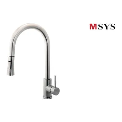 한샘 엠시스(MSYS) SMF700 거위목 무광 니켈 주방 수전