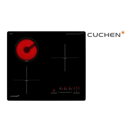 쿠첸 CIR-S3220FLBE 빌트인 3구 하이브리드 쿡탑