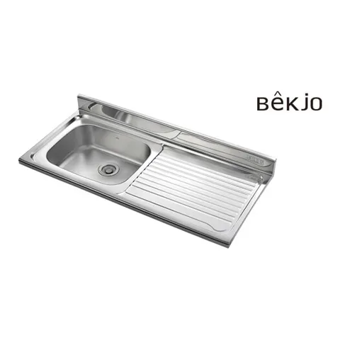 백조씽크 SS1200 싱글 레이온 싱크볼 배수구 포함 1200SS
