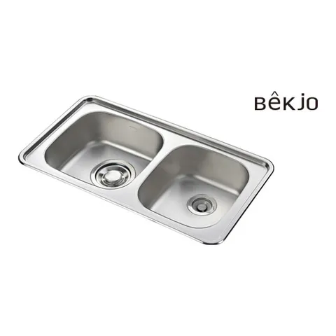 백조씽크 ID900 언더 더블 싱크볼 배수구 포함 ID-900