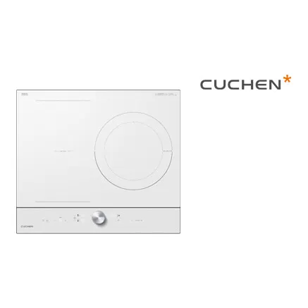 쿠첸 CIR-CW30KD0B1 화이트 올파워 빌트인 3구 인덕션 쿡탑