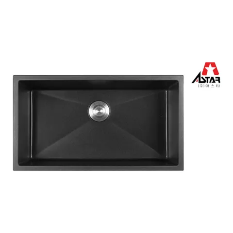 아스타 AES810 엔지니어드스톤 씽크볼 배수구 포함 AES-810