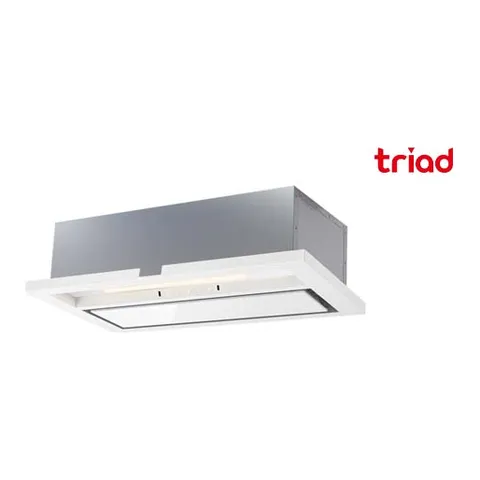 트라이애드 T405-90TW 900장용 화이트 글라스 하이드(빌트인) 후드 탄소필터 변경 가능