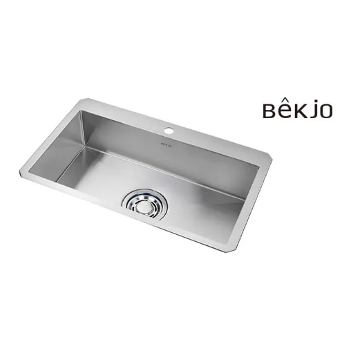 백조씽크 RE870 엠보 리폼 사각 싱크볼 세트 악세사리+배수구 포함 JS870