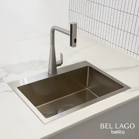 BLE-670 벨라고 벨리타 엠보 코팅 사각 싱크볼 교체용, 인세트 소형 싱크 교체